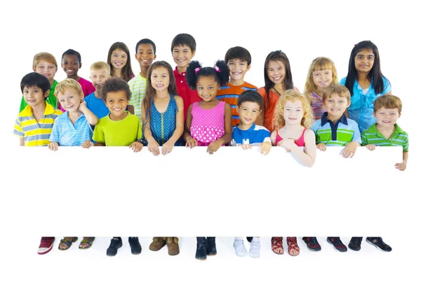 Groep van diversiteit, multi-etnische mensen samen — Stockfoto