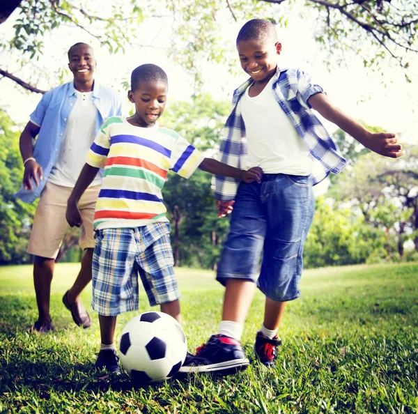 African Family Happiness Holiday — Stock Photo, Image