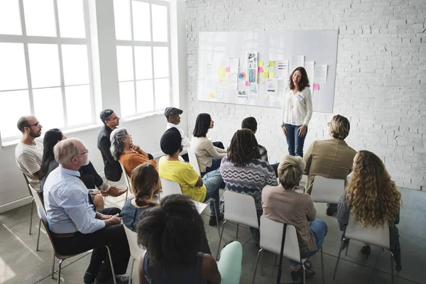 Teamwork of business people — Stock Photo, Image