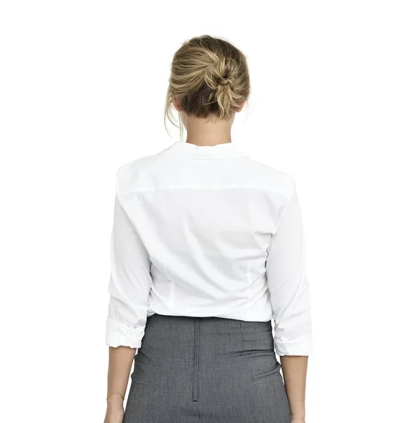 Back view of businesswoman — Stock Photo, Image