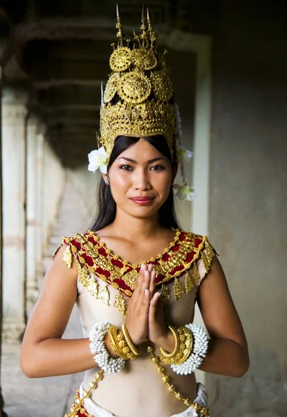 Beautiful Aspara Dancer — Stock Photo, Image