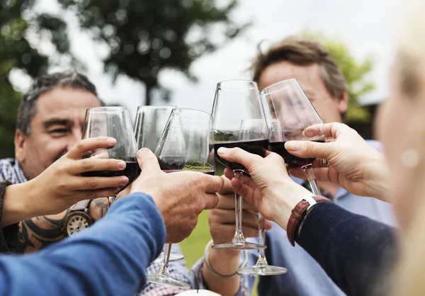 Grup, insanlar kutlama, özgün photoset