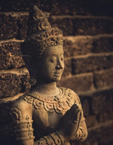 Estilo tailandês Buda Escultura Conceito — Fotografia de Stock