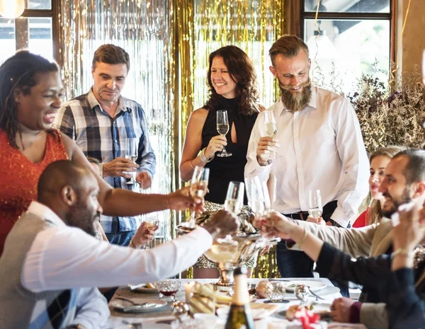 İnsanlar, birlikte kutlama partisi, özgün arkadaşlar photoset  