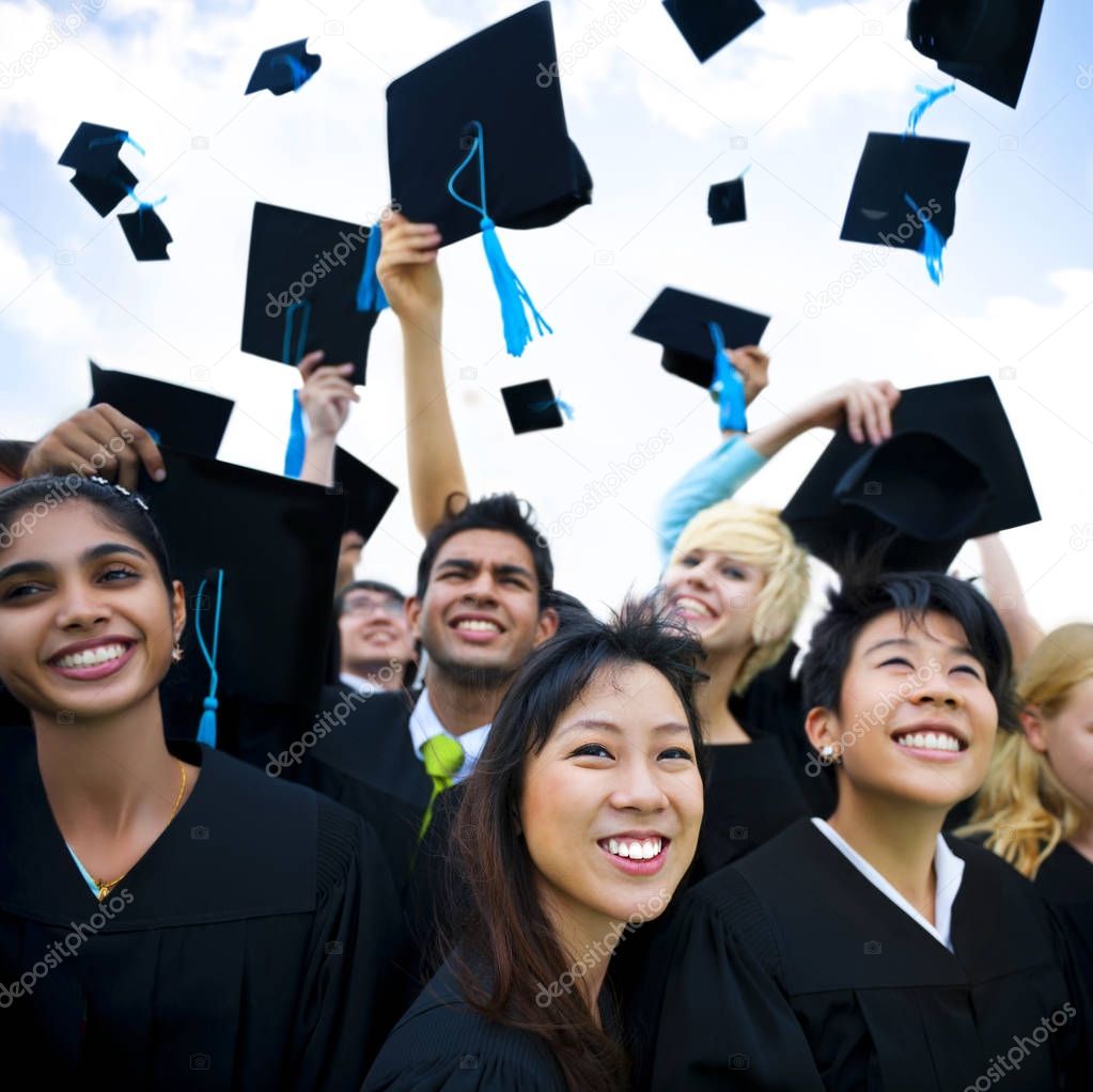 Graduating students, original photoset