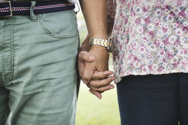 Düzenli çift mutluluk romantik elele