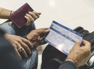 Üst düzey iki Havaalanı terminal içinde