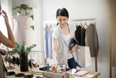 giyim mağazası, özgün müşteri photoset