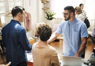 Giyim mağazası, özgün müşteriler photoset