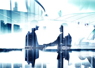 İş anlaşması ve anlaşma, özgün photoset