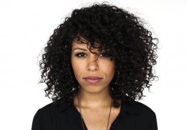 Afrikalı kadın kavramı Studio, poz 