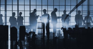 büyük bir grup iş adamları