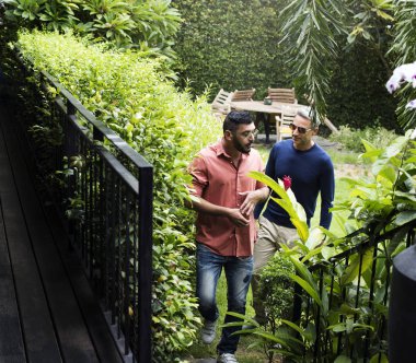 Eşcinsel çift zaman birlikte, orijinal harcama photoset