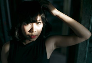 Güzel Asyalı kadın 