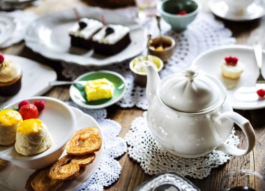 Kek lezzetli tatlı ekmek olay parti Resepsiyon, özgün photoset