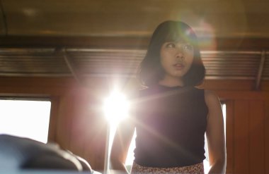 Güzel Asyalı kadın 