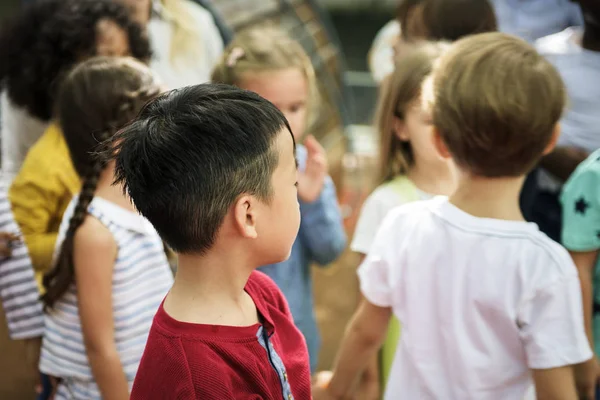 Gelukkige Kinderen Basisschool Originele Photoset — Stockfoto