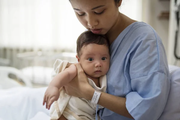 Een Pasgeboren Baby Originele Photoset — Stockfoto