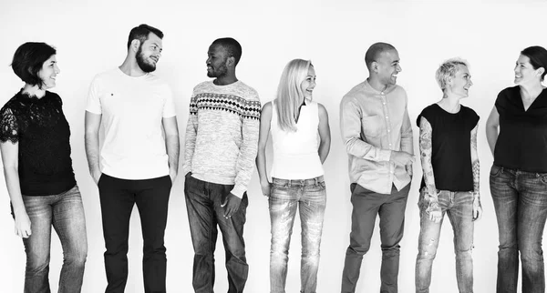 Grupo de pessoas multiétnicas da diversidade em conjunto — Fotografia de Stock
