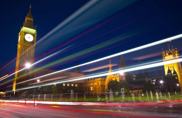 Vista Nocturna Londres Reino Unido Fotoset Original — Foto de Stock