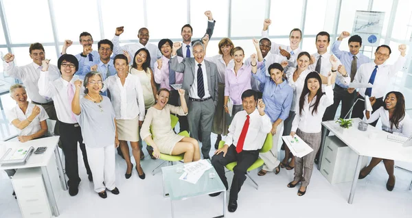 Teamwork der Geschäftsleute — Stockfoto