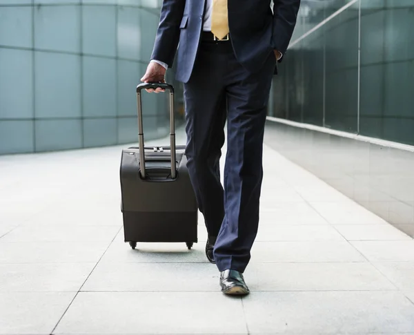 Businessman Traveler Journey Business Travel Original Photoset — Stock Photo, Image