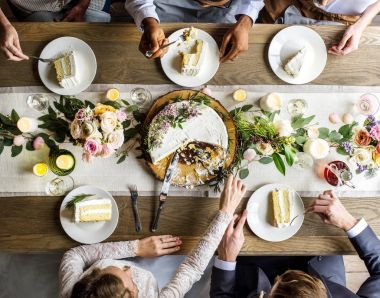 Gelin ve damat kesme pasta düğün Resepsiyon, özgün photoset