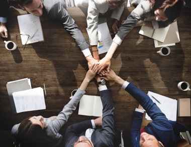 Takım çalışması iş adamları 