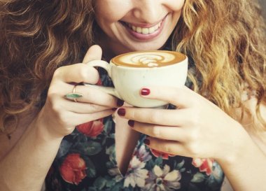 Kahve, sahip kadın orijinal photoset