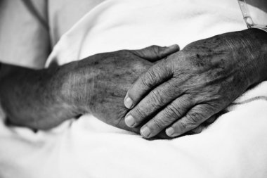 Hasta bir adamın, orijinal el photoset