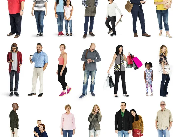 Group of diversity multi-ethnic people together — Stock Photo, Image