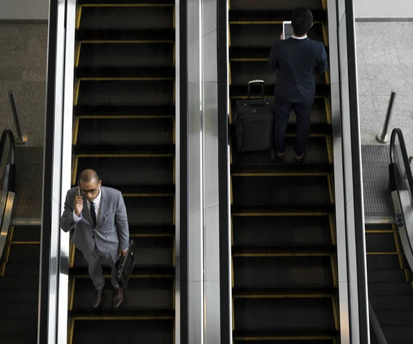 Şadamları Üzerinde Yürüyen Merdiven Özgün Photoset — Stok fotoğraf