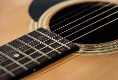 Gitar telleri, özgün closeup photoset