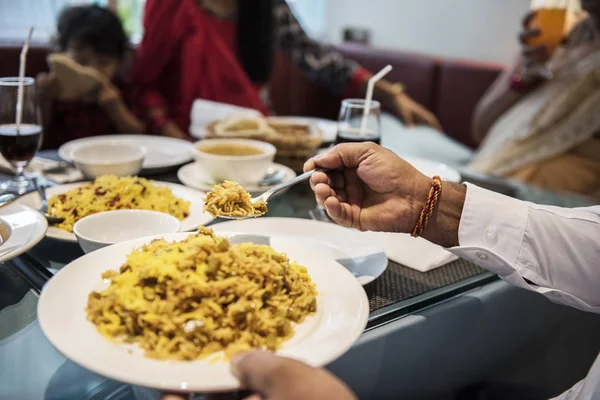 Indian Family having dinner, original photoset