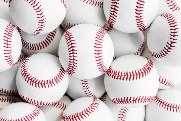 Baseballs Textur Hintergrund Sport — Stockfoto