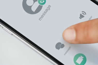 Cep telefonu, özgün closeup photoset