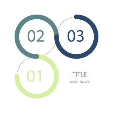 Infographic iş için şekil unsurları