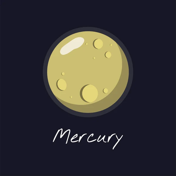 Renkli Resimde Mercury Eğitim Için — Stok fotoğraf