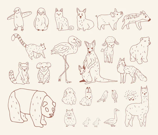 Illustration Conception Des Animaux Concept — Photo