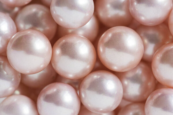 Natural pearls closeup, original photoset