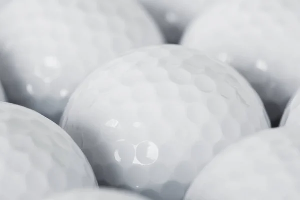 ゴルフ ボール オリジナルのクローズ アップ写真植字 — ストック写真