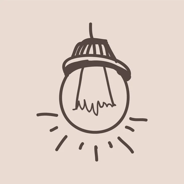 Illustration Design Glödlampa — Stockfoto