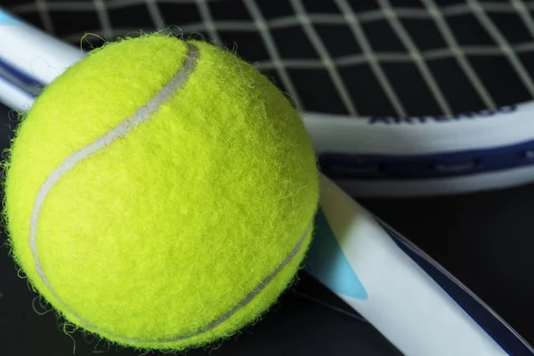 Photoset Closeup Της Μπάλας Του Τένις Πρωτότυπο — Φωτογραφία Αρχείου