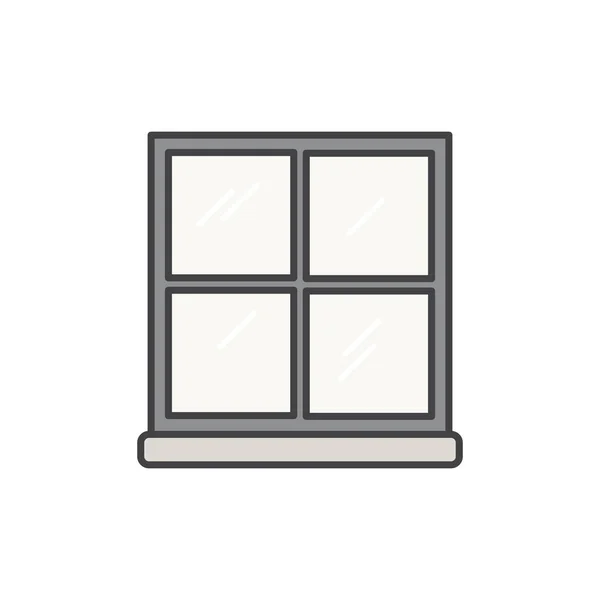 Ofis Pencere Simgesi Çizimi — Stok fotoğraf