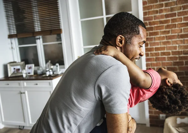 Papà Figlio Passano Del Tempo Insieme — Foto Stock