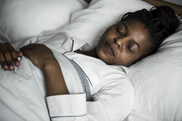Жінка Голосно Спить — стокове фото