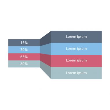 Infographic iş için şekil unsurları