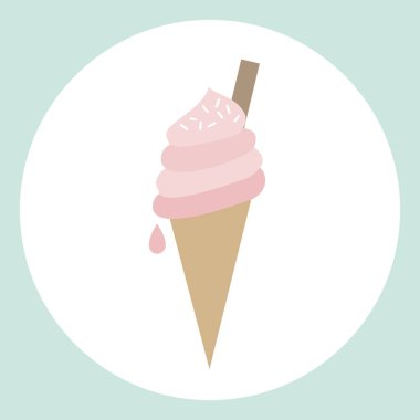 pastel renkler çizimde gıda