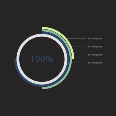 Infographic iş için şekil unsurları