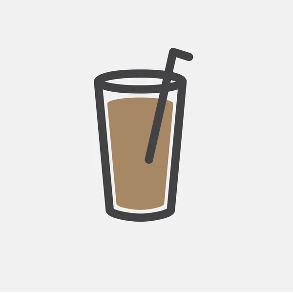 Иллюстрация Иконы Холодного Напитка — стоковое фото
